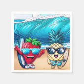 THE BEST FRIENDS STRAWBERRY AND PINEAPPLE SERVET (Voorkant)