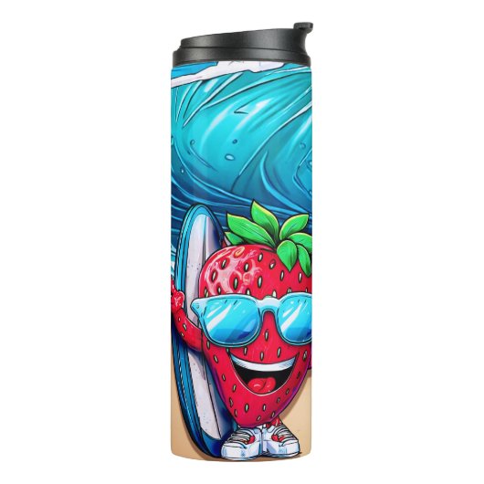 THE BEST FRIENDS STRAWBERRY AND PINEAPPLE THERMOSBEKER (Gedraaid links)