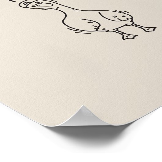 The Best is yet to come goose Poster (Hoek)