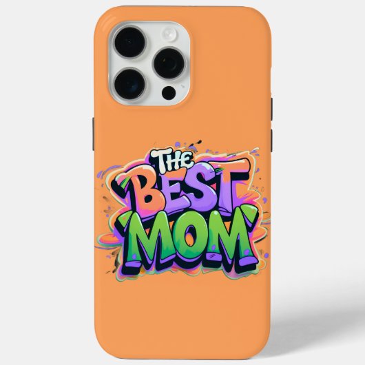 The Best mom style graffiti Case-Mate iPhone Case (Achterkant)