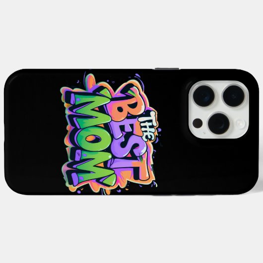 The Best mom style graffiti Case-Mate iPhone Case (Achterkant (horizontaal))
