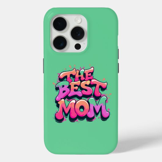 The Best mom style graffiti Case-Mate iPhone Case (Achterkant)