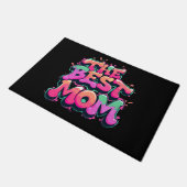 The Best mom style graffiti Deurmat (Schuin)