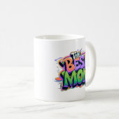 The Best mom style graffiti Koffiemok (Voorkant rechts)