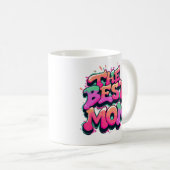 The Best mom style graffiti Koffiemok (Voorkant rechts)