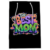 The Best mom style graffiti Medium Cadeauzakje (Voorkant)