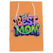 The Best mom style graffiti Medium Cadeauzakje (Voorkant)