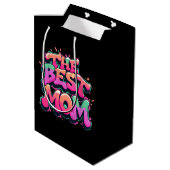 The Best mom style graffiti Medium Cadeauzakje (Achterkant Gekanteld)