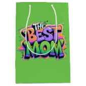 The Best mom style graffiti Medium Cadeauzakje (Voorkant)