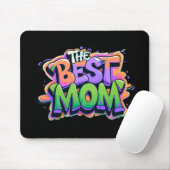 The Best mom style graffiti Muismat (Met muis)