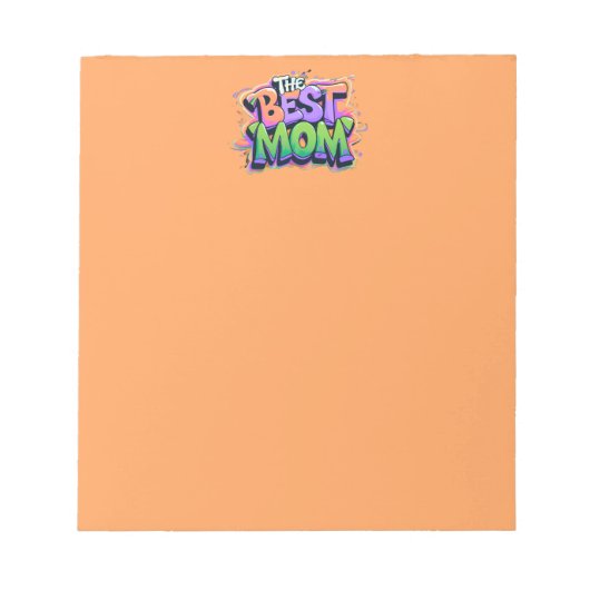 The Best mom style graffiti Notitieblok (Voorkant)
