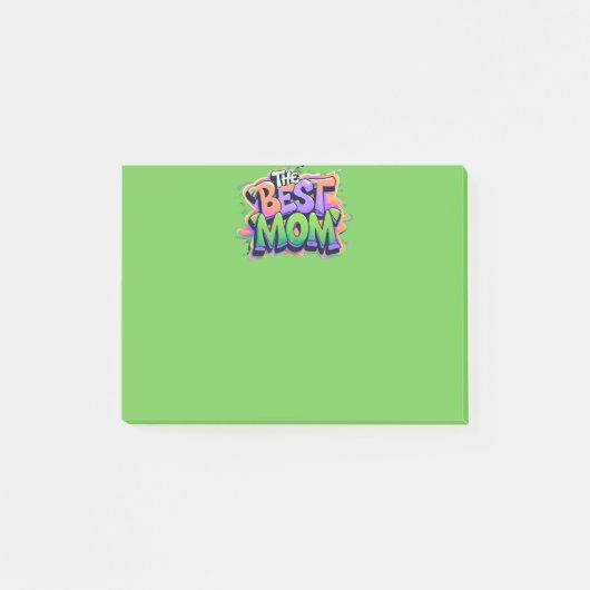 The Best mom style graffiti Post-it® Notes (Voorkant)
