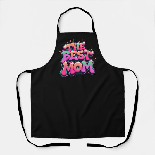The Best mom style graffiti Schort (Voorkant)