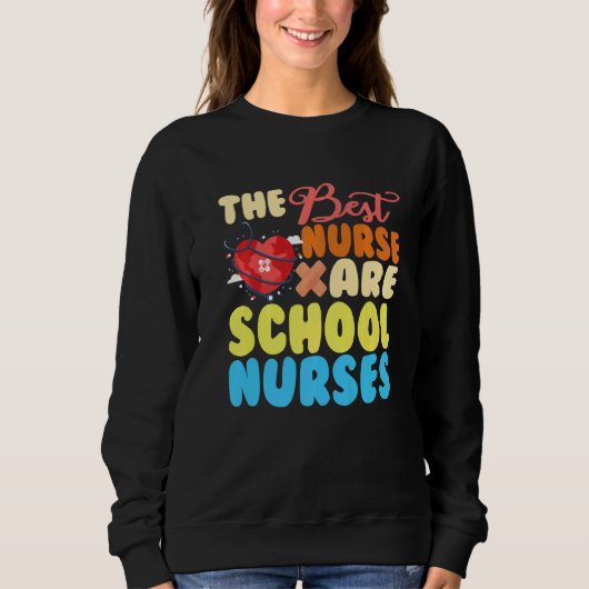 The best nurse are school nurse Premium Trui (Voorkant)