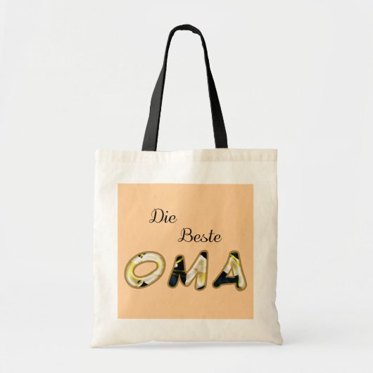 The Best Oma In German Tote Bag (Voorkant)