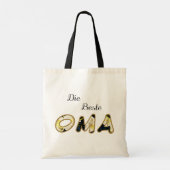 The Best Oma In German Tote Bag (Achterkant)