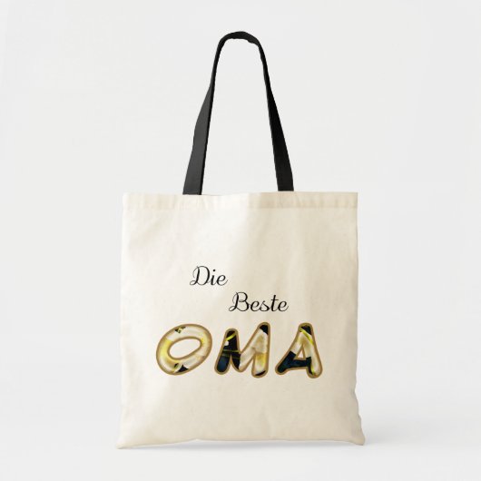 The Best Oma In German Tote Bag (Voorkant)