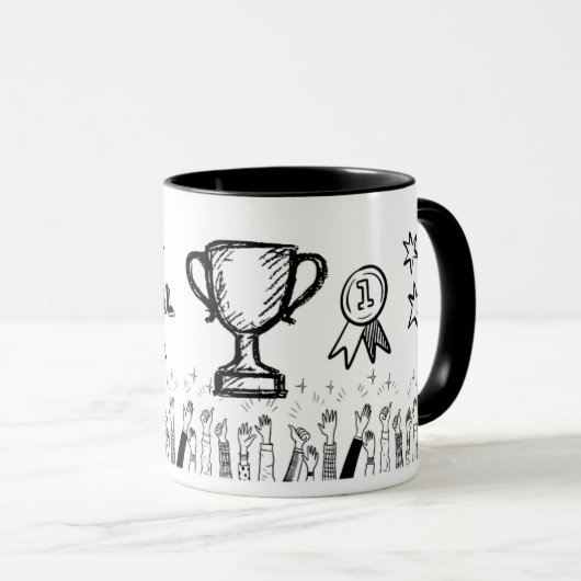 The Best Principal Ever Black Mok (Voorkant rechts)