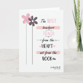 The Best Teacher Kaart