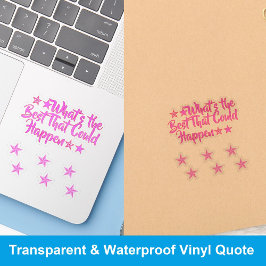 The Best That Could Happen | Positive Meme Girl Sticker