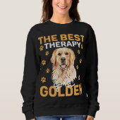 The Best Therapy Is a Golden Dog Lover  Trui (Voorkant)