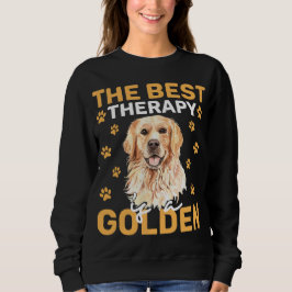 The Best Therapy Is a Golden Dog Lover  Trui