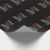 The Best Way To Spread Christmas Cheer Funny Xmas Cadeaupapier (Hoek)