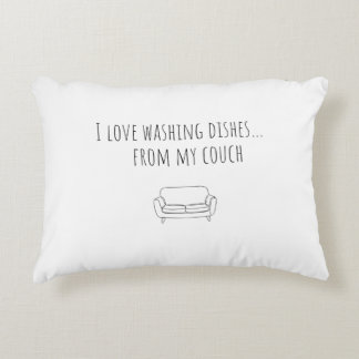 The best way to wash dishes accent kussen