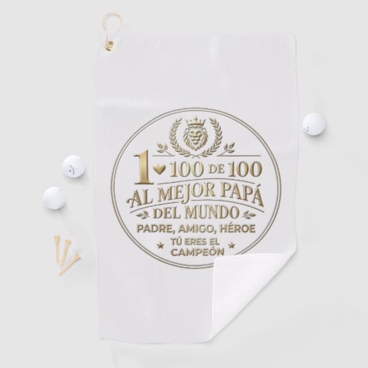 The Best World Dad / Toalla de Golf Golfhanddoek (Insitu)