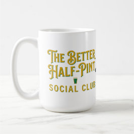The Better Half-Pint Social Club Vintage Ierse Pub Koffiemok