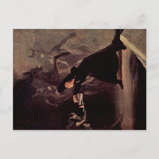 The Bewitched Man by Francisco Goya 1798 Briefkaart (Voorkant)
