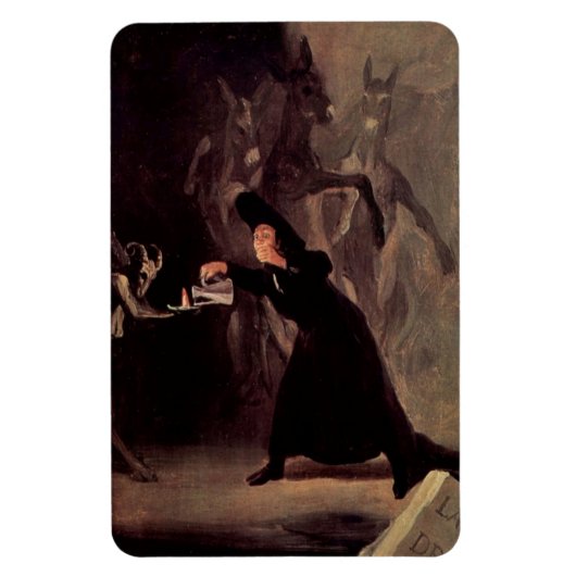 The Bewitched Man by Francisco Goya 1798 Magneet (Verticaal)