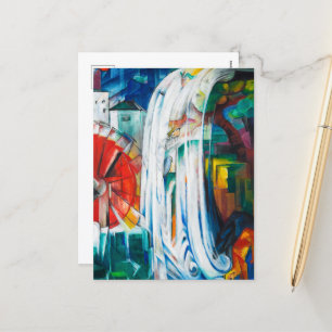 The Bewitched Mill door Franz Marc Feestdagenkaart