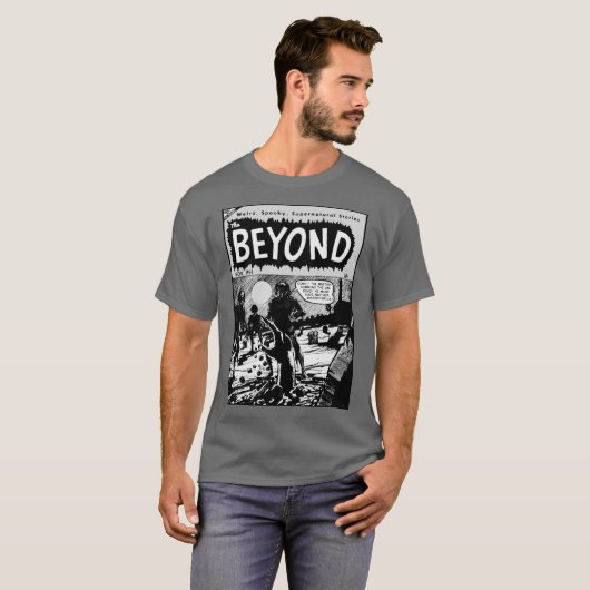 'The BEYOND' Horror Comic T-Shirt (Voorkant volledig)