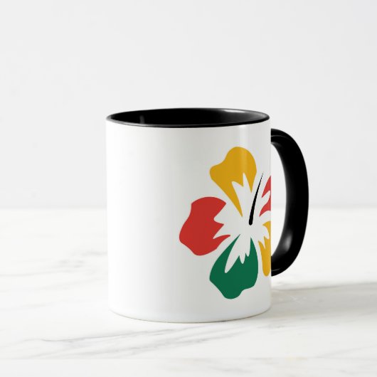 The BHM Hibiscus Mug Mok (Voorkant rechts)