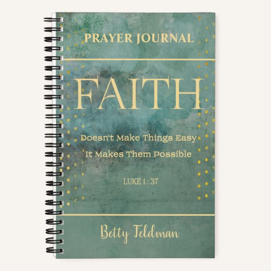 The Bible Verse Floral Prayer Journal Notitieboek (Voorkant)