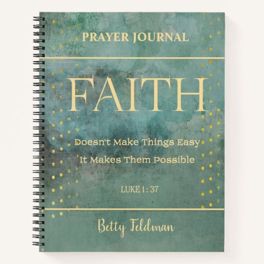 The Bible Verse Floral Prayer Journal Notitieboek (Voorkant)