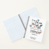 The Bible Verse Philippians Floral Prayer Journal Notitieboek (Binnen)