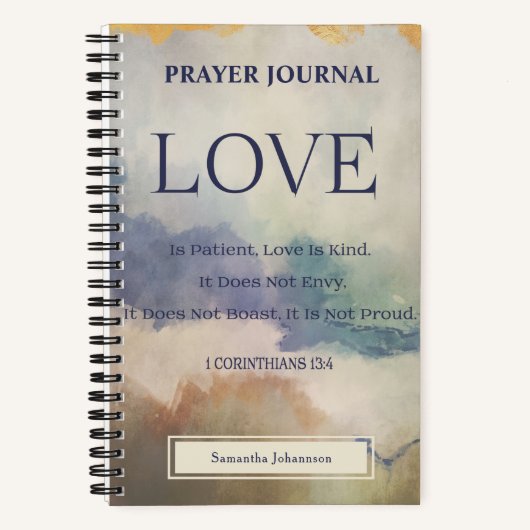 The Bible Verse Prayer Journal Notitieboek (Voorkant)