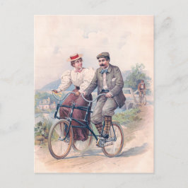 The Bicycle Elopement, 1896 Briefkaart