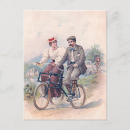 The Bicycle Elopement, 1896 Briefkaart