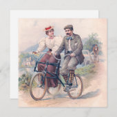 The Bicycle Elopement, 1896 Kaart (Voorkant / Achterkant)
