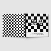 The Big 4 Oh Black White Checkered 40th Birthday Gastenboek (Volledig)