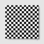 The Big 5 Oh Black White Checkered 50th Birthday Gastenboek (Achterkant)