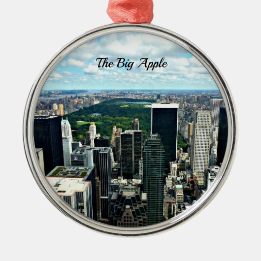 The Big Apple, New York City Metalen Ornament (Voorkant)
