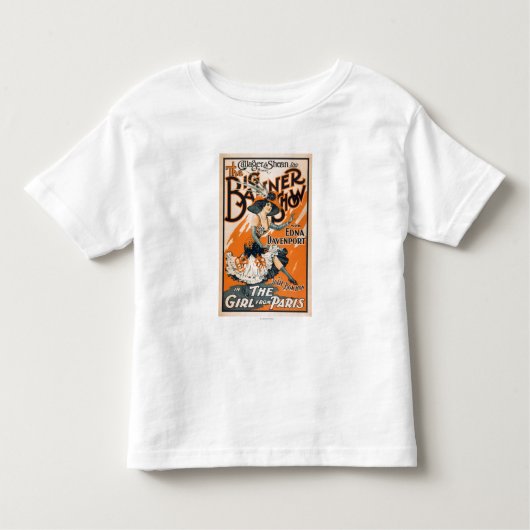 The Big Banner Show "The girl from Paris" Kinder Shirts (Voorkant)