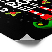 The Big Booty Elf Christmas Family Matching Pajama Poster (Hoek)