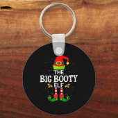 The Big Booty Elf Christmas Family Matching Pajama Sleutelhanger (Voorkant)