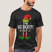 The Big Booty Elf Christmas Family Matching Pajama T-shirt (Voorkant)