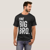 The Big Bro Brother Sibling Family Baby T-shirt (Voorkant volledig)